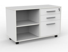 Cubit Caddy mobile drawers with shelf- under desk storage- colour options