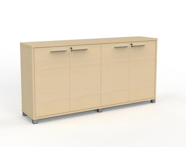 Cubit Credenza- locking four door storage cupboard-1800 wide- 900 high-four standard colours
