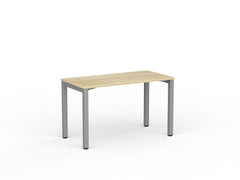 Cubit office desk |silver square steel desk frame with four desk top colours