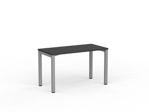 Cubit office desk |silver square steel desk frame with four desk top colours