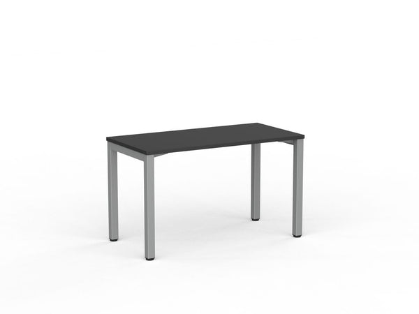 Cubit office desk |silver square steel desk frame with four desk top colours