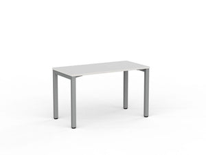 Cubit office desk |silver square steel desk frame with four desk top colours