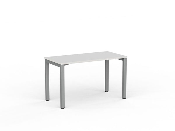Cubit office desk |silver square steel desk frame with four desk top colours