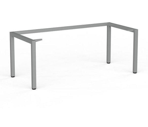 Cubit office desk |silver square steel desk frame with four desk top colours