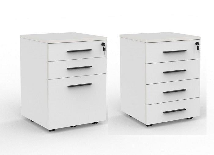Cubit Mobile Under Desk Drawers-unit 460mm wide- 4 colour options