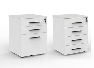 Cubit Mobile Under Desk Drawers-unit 460mm wide- 4 colour options