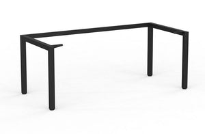 Cubit office desk| Black square steel desk frame- with four desk top colours