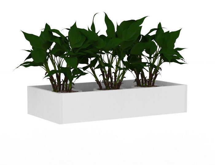 Cubit planter Box- white only- plants not included