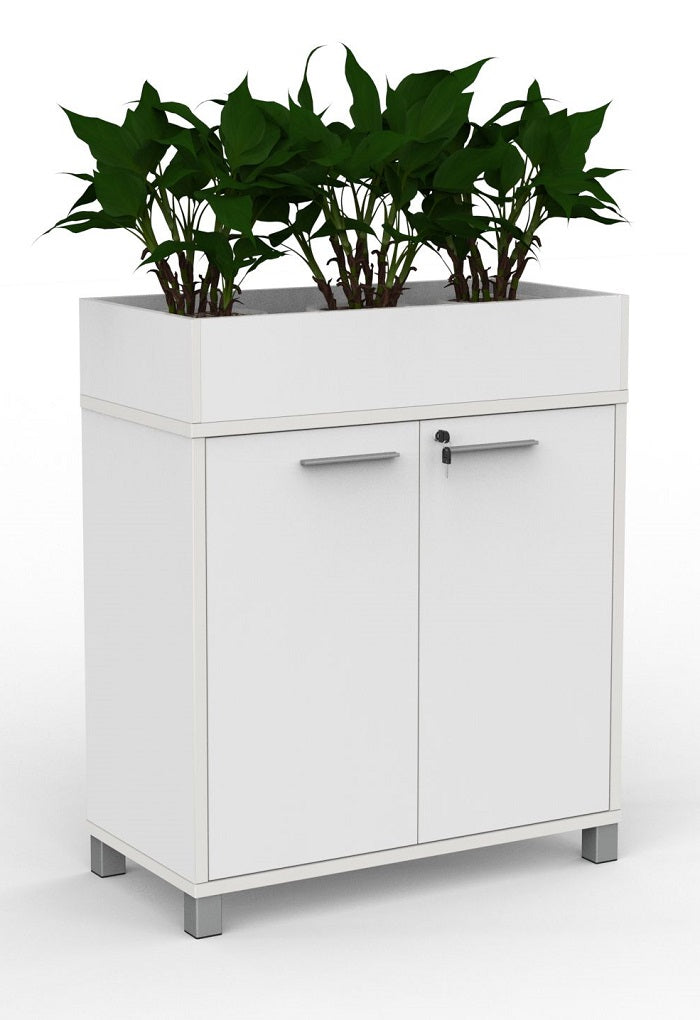 Cubit Cupboard two door locking storage cupboard-900 High x 900 wide-4 standard colours