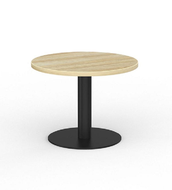 Cubit Polo coffee table- 600 round 450 high side table