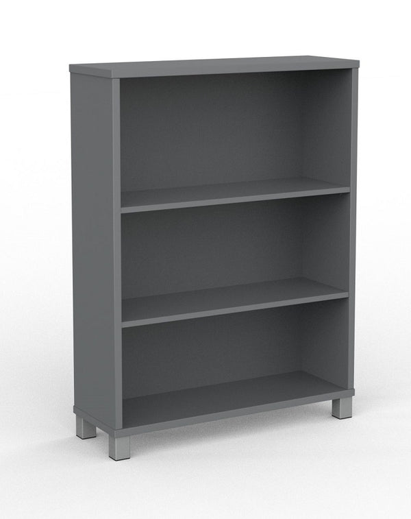 Cubit Bookcase 1200 High- 3 levels of shelving - 4 standard colours