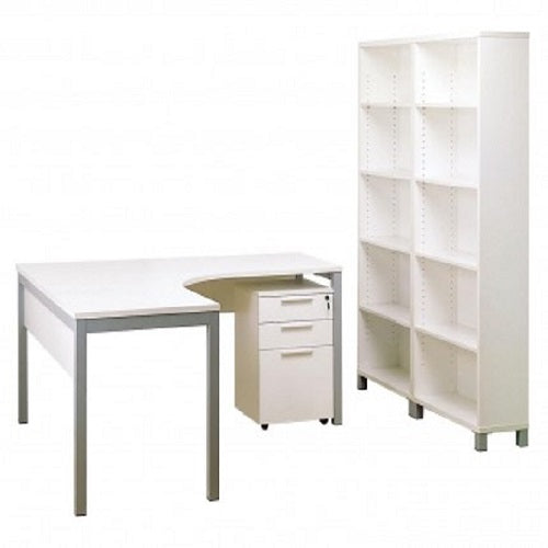Cubit corner workstation 1800 x 1800- square steel frame workstation - multiple colour options