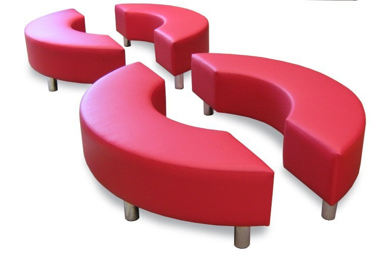 Curved Ottoman - office breakout- schools-create multiple seating configurations