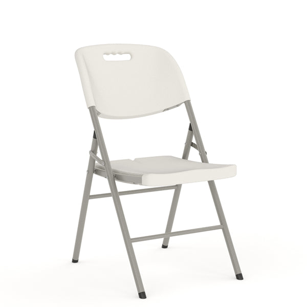 Deluxe Folding White Chair-Cafeteria-training-Education-function chair| Run out special