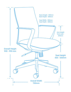 Director leather High back executive chair with arms- Black & Tan leather options