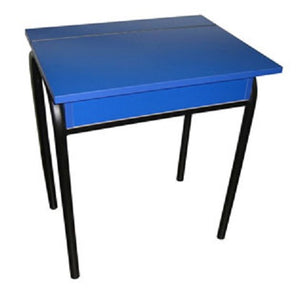 NZ made-Flip top desk -steel frame desk with storage- Melteca colour options