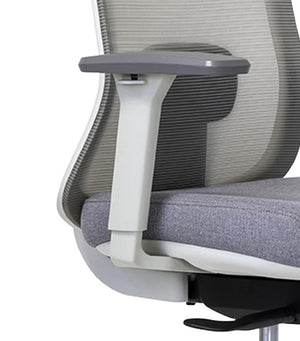 Elan Mesh back chair- side arm detail
