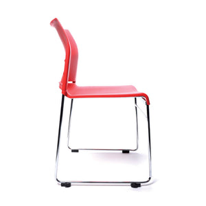 Envy stacking skid base Chair| polypropylene shell 4 colours| conference-meeting-hospitality-education seating