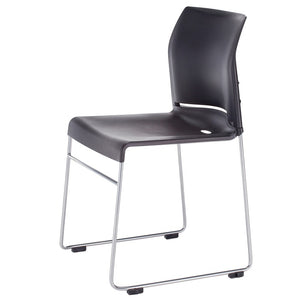 Envy stacking skid base Chair| polypropylene shell 4 colours| conference-meeting-hospitality-education seating