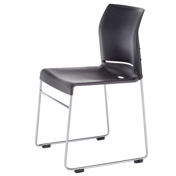 Envy stacking skid base Chair| polypropylene shell 4 colours| conference-meeting-hospitality-education seating