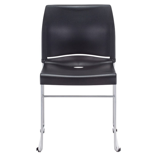 Envy stacking skid base Chair| polypropylene shell 4 colours| conference-meeting-hospitality-education seating