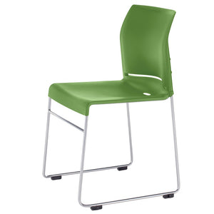 Envy stacking skid base Chair| polypropylene shell 4 colours| conference-meeting-hospitality-education seating