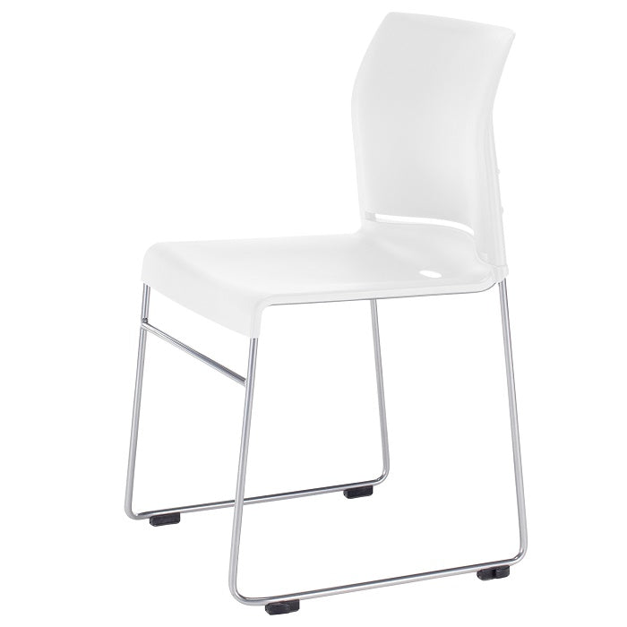 Envy stacking skid base Chair| polypropylene shell 4 colours| conference-meeting-hospitality-education seating