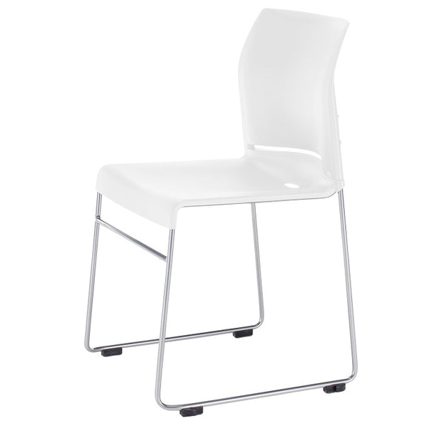 Envy stacking skid base Chair| polypropylene shell 4 colours| conference-meeting-hospitality-education seating