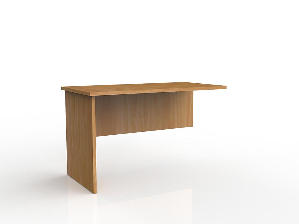 Ergoplan Bow Front Desk-1800| full height modesty panel - Tawa only Run out stock