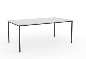 Cubit canteen table| sturdy steel frame cafeteria table |White tops only