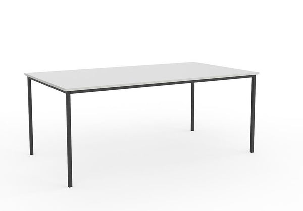 Cubit canteen table| sturdy steel frame cafeteria table |White tops only