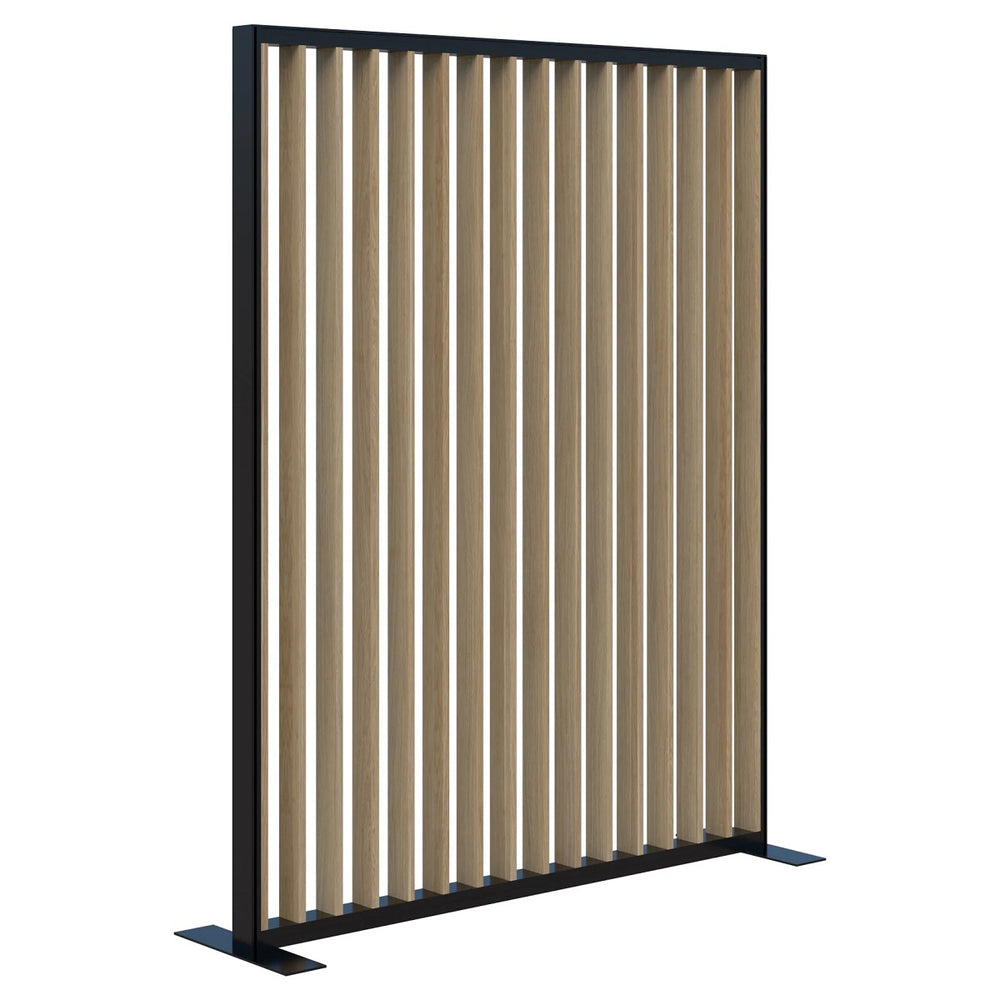 Fin freestanding privacy panel- Aluminum frame- 70mm thick panel- NZ made