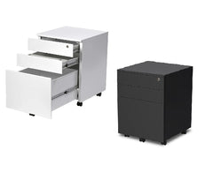 Steel Mobile Drawers- Full size drop file drawer- gang locking drawers