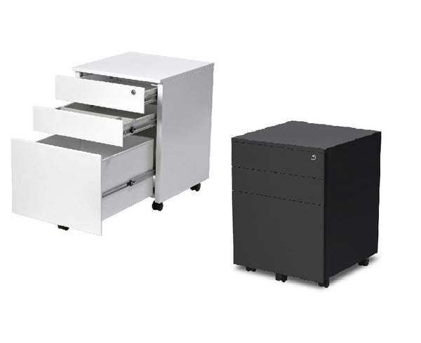 Steel Mobile Drawers- Full size drop file drawer- gang locking drawers