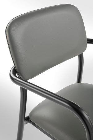 Fit Bariatric Chair with arms- heavy duty healthcare stacking chair- 250 Kg rating