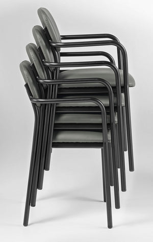 Fit Bariatric Chair with arms- heavy duty healthcare stacking chair- 250 Kg rating