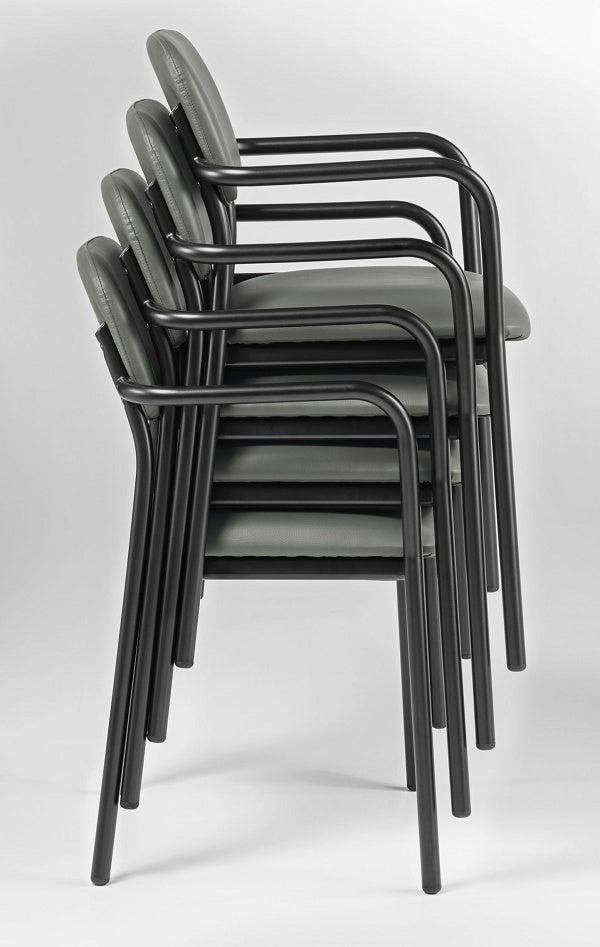 Fit Bariatric Chair with arms- heavy duty healthcare stacking chair- 250 Kg rating