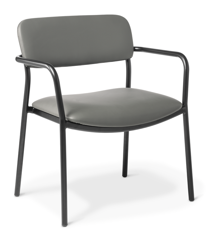 Fit Bariatric Chair with arms- heavy duty healthcare stacking chair- 250 Kg rating