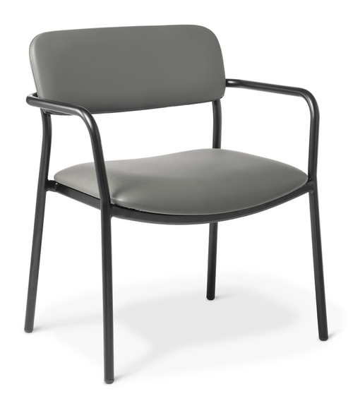 Fit Bariatric Chair with arms- heavy duty healthcare stacking chair- 250 Kg rating