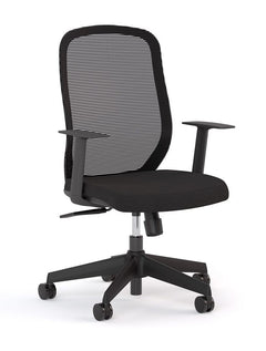 Flex Mesh High back Office Chair with Fixed Arms & Reclining seat back
