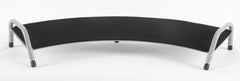 Desk Footrest - Large curved footrest -adjustable height and angle
