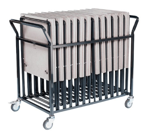 Student Folding Exam Desk-storage trolley-holds 25 desks