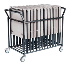 Student Folding Exam Desk-storage trolley-holds 25 desks