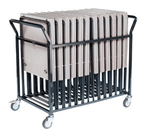 Student Folding Exam Desk-storage trolley-holds 25 desks