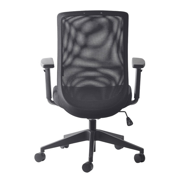 Gene high back recliner meeting chair with arms- 3 Mesh or 4 Fabric colours-express flat pack delivery