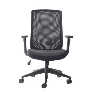 Gene high back recliner meeting chair with arms- 3 Mesh or 4 Fabric colours-express flat pack delivery