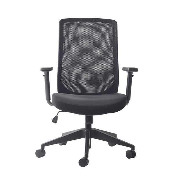 Gene high back recliner meeting chair with arms- 3 Mesh or 4 Fabric colours-express flat pack delivery