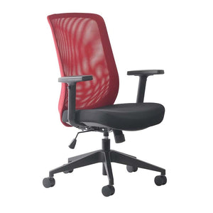 Gene high back recliner meeting chair with arms- 3 Mesh or 4 Fabric colours-express flat pack delivery