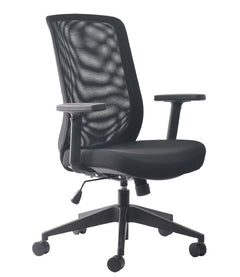 Gene high back recliner meeting chair with arms- 3 Mesh or 4 Fabric colours-express flat pack delivery