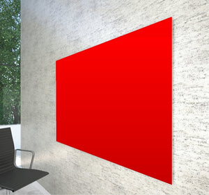 Magnetic Glass whiteboard- colour options-wall mounted Glass boards